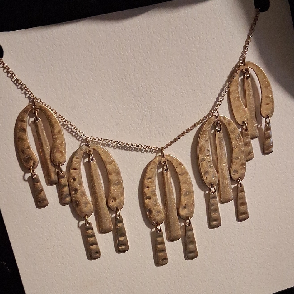 Talbots Gold Cowrie Shell Necklace